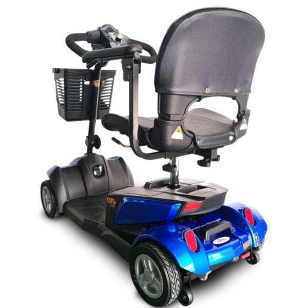 EV Rider CityCruzer 4-Wheel Folding Mobility Scooter - w/ Full Suspension, Thick 360° Swivel Saddle, Anti Flat Tires For Seniors