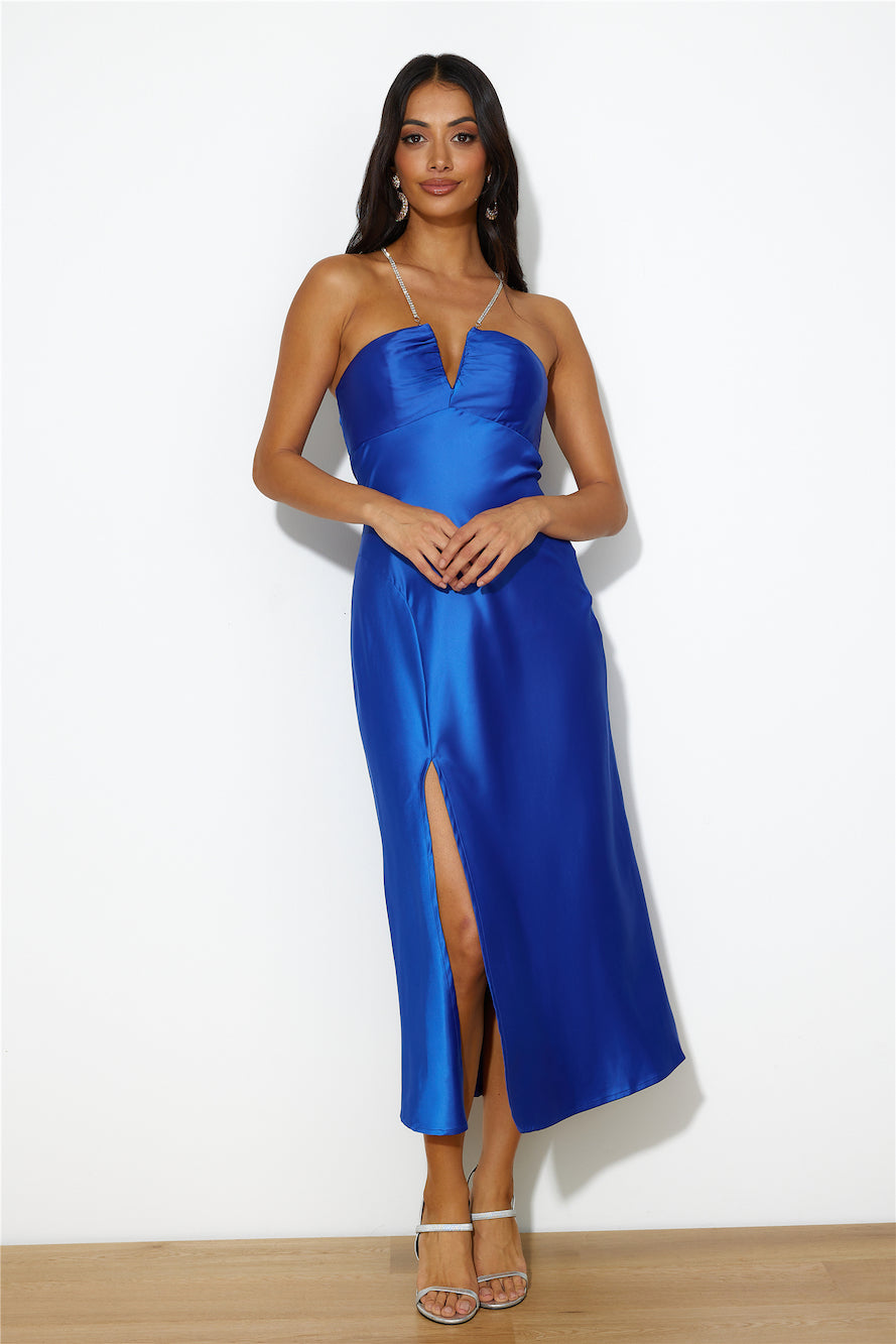 Pretty Picks Maxi Dress Blue