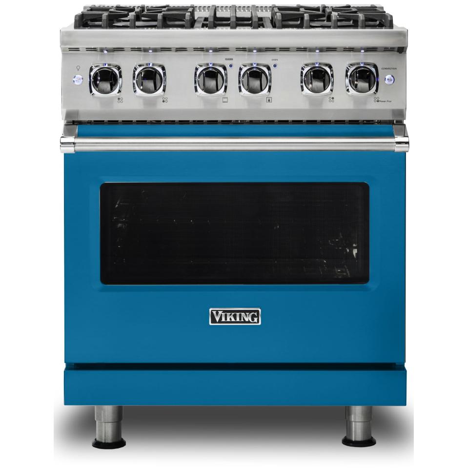 Viking 30-inch Freestanding Dual-Fuel Range with VariSimmer CVDR530-4BAB