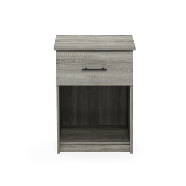 Furinno Tidur Nightstand with Handle with One Drawer