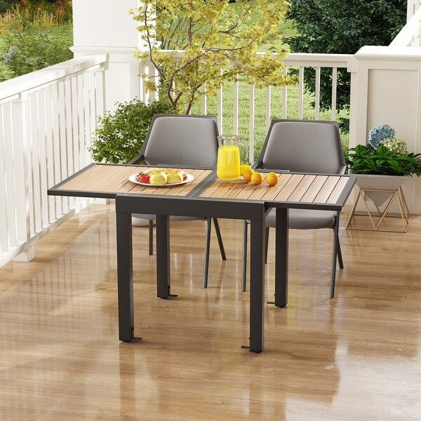 31.563 Inches Extendable Patio Table for 46 People