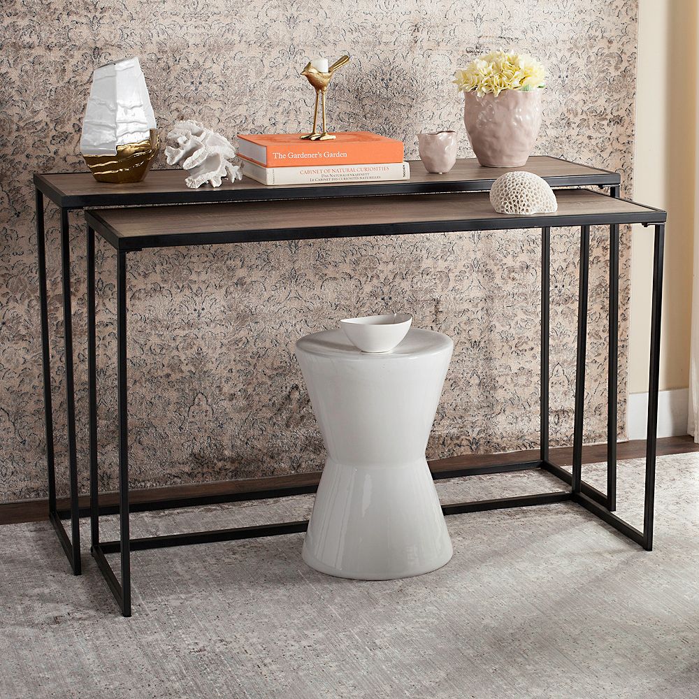 Safavieh Contemporary Nesting Console Table 2-piece Set