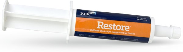 Kentucky Equine Research Restore Buffered Electrolyte Paste Horse Supplement， 60-ml tube