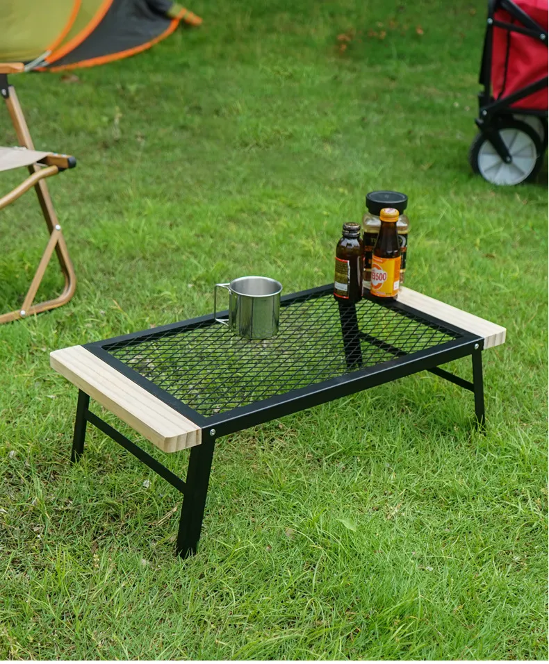 Heavy Duty Portable Camping Grill with Legs Carrying Bag