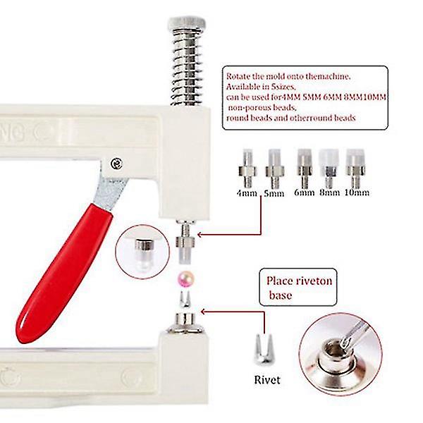 Manual Punching Diy Pearl Setting Machine Hand Press For Clothes