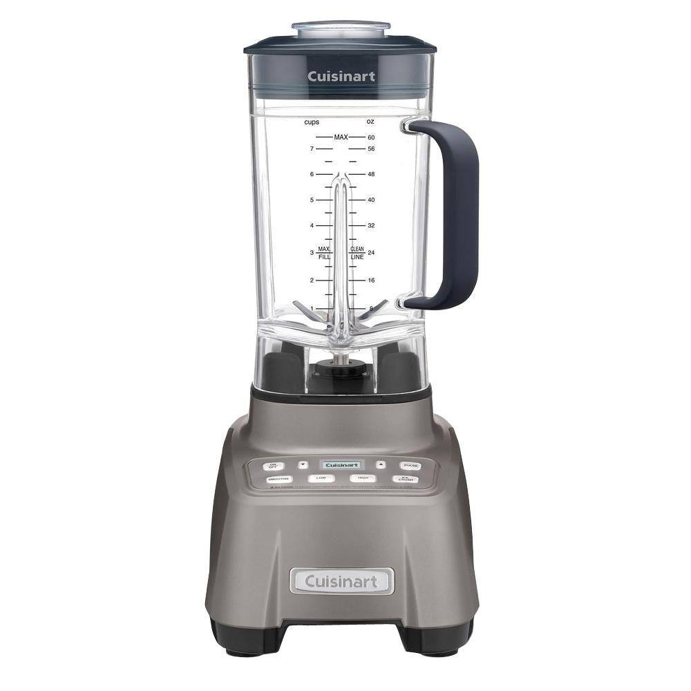 Cuisinart Hurricane 60 oz. 2-Speed Programmable Gunmetal Blender CBT-1500P1