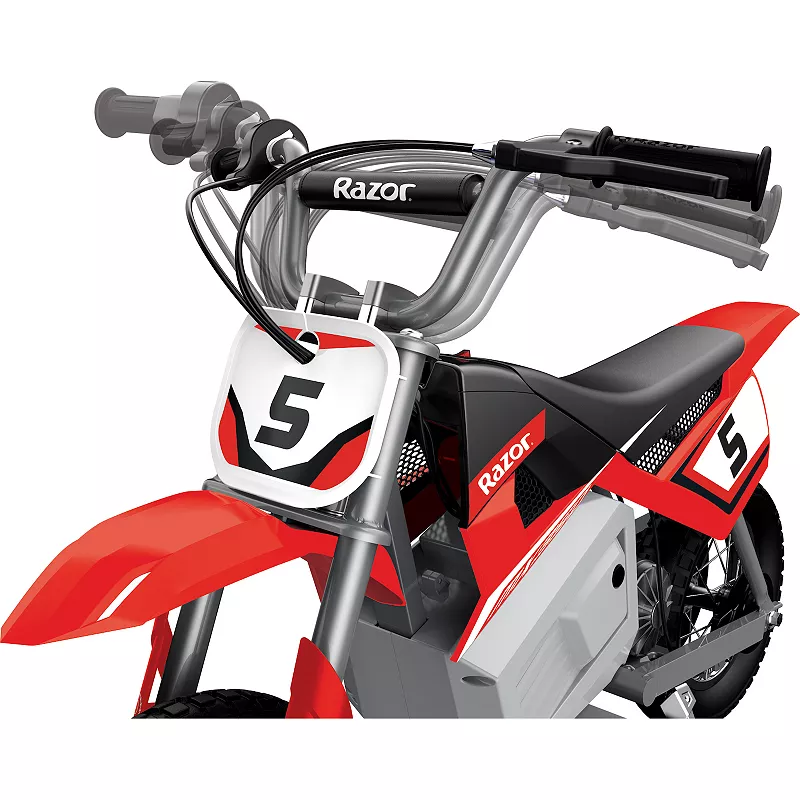 Razor MX350 Dirt Rocket Kids Electric Toy Motocross Motorcycle Dirt Bike， Red