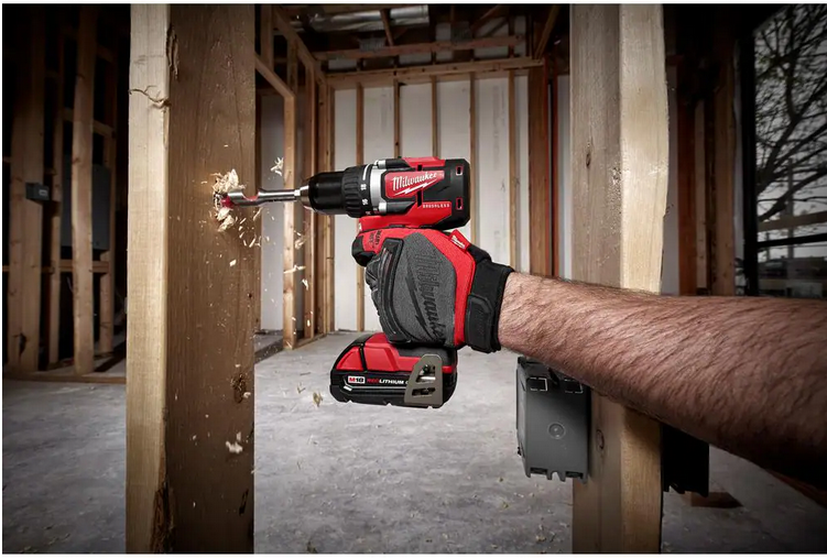 Milwaukee 2892-22CT M18 18-Volt Lithium-Ion Brushless Cordless Compact Drill/Impact Combo Kit (2-Tool)， 2801-20， 2850-20， 48-11-1820， 48-59-1812