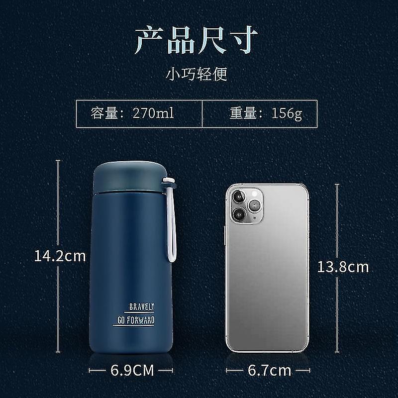 270ml Small Thermos Cup Simple Portable Cup Student Office Mini Water Cup