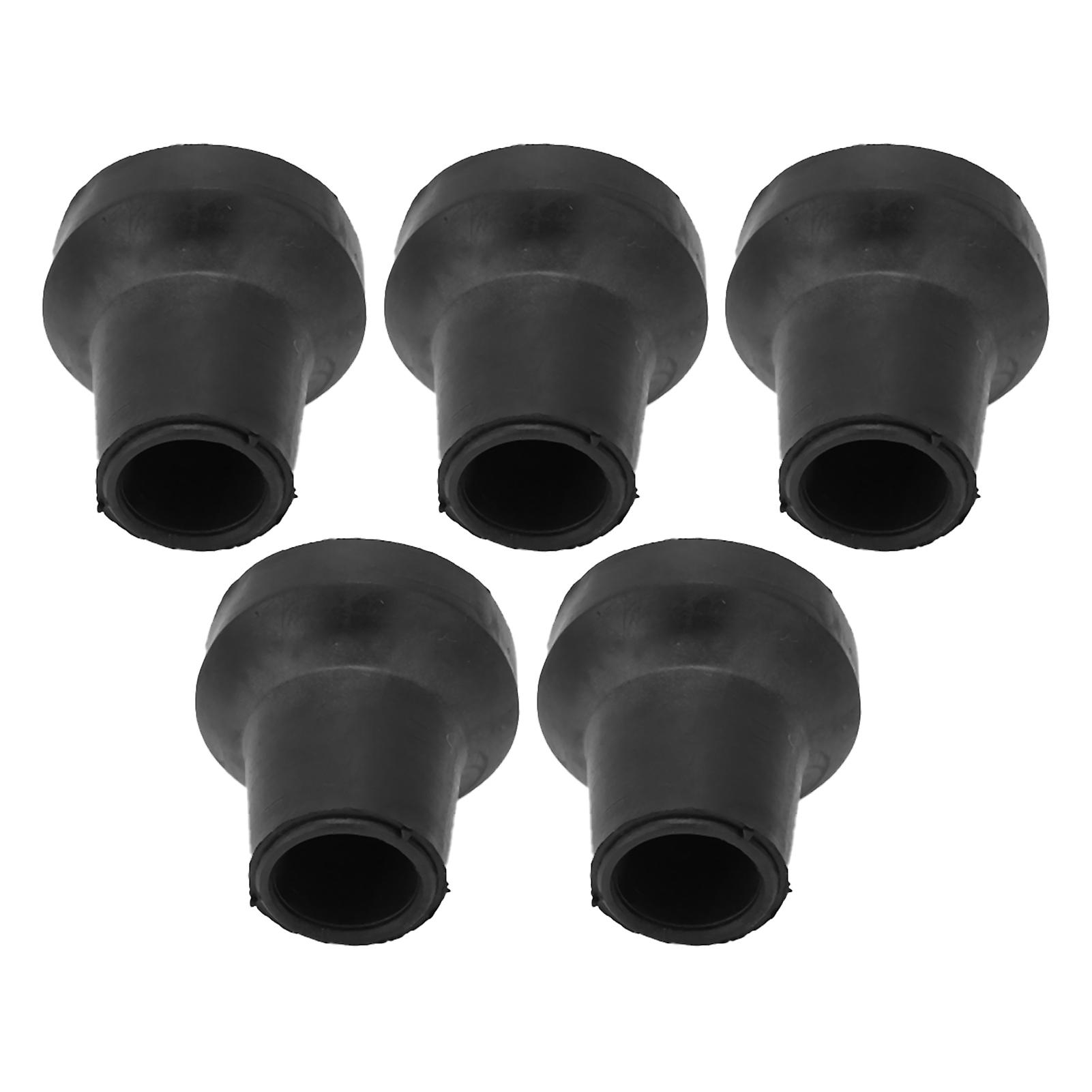 5pcs Crutch Tips 14mm Natural Rubber Anti Skid Good Grip Nonslip Safe Wear Resistant Durable Rubber Cane Tips