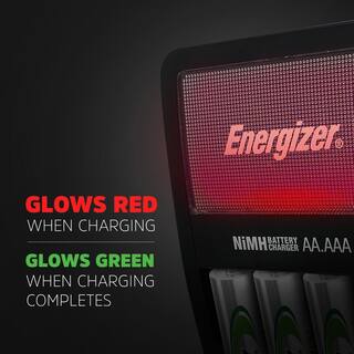 Energizer Recharge Value Charger for NiMH Rechargeable AA and AAA Batteries CHVCMWB-4