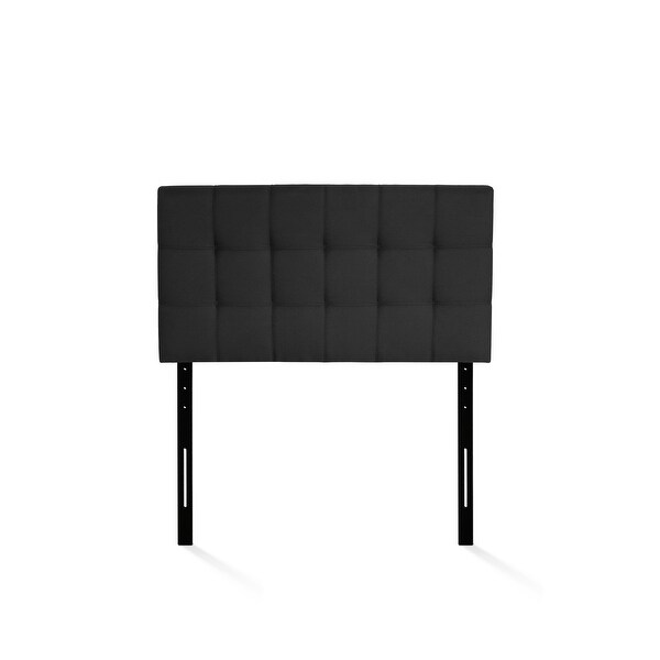 Carbon Loft Dashwood Tufted Black Headboard - - 20986527