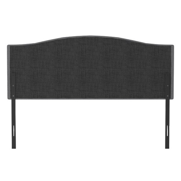 Living Essentials by Hillsdale Provence Upholstered Arch Adjustable Tufted Headboard - - 33142601