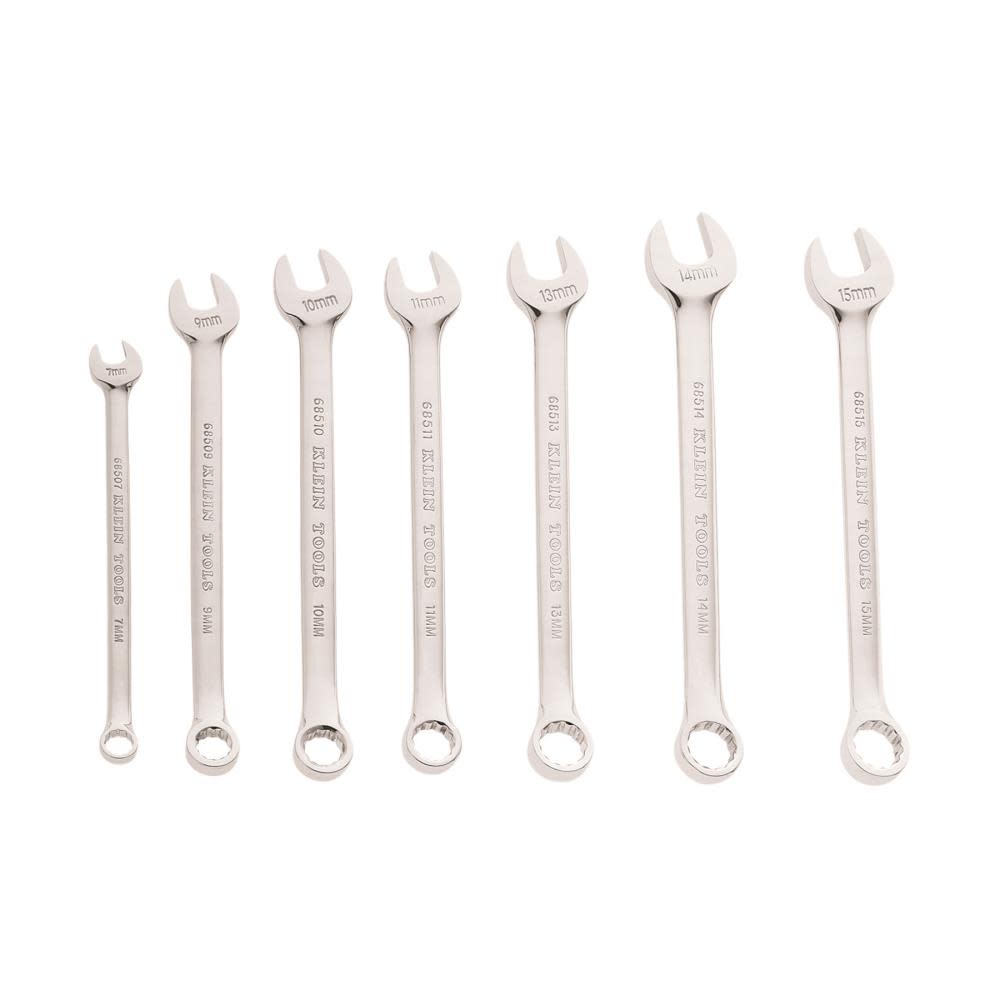 Metric Combo Wrench Set， 7 Pc