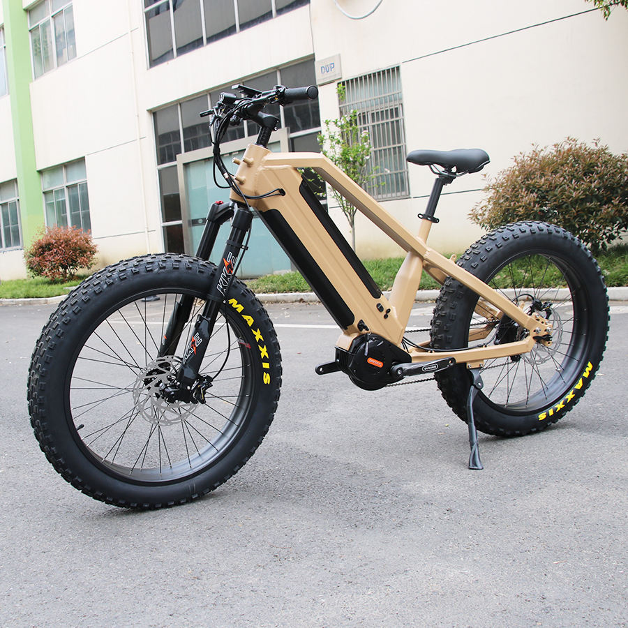 popular Snow Fat electric bike 48V 1000W BAFANG mid Motor  city e bike chain drive fat tire electric bike