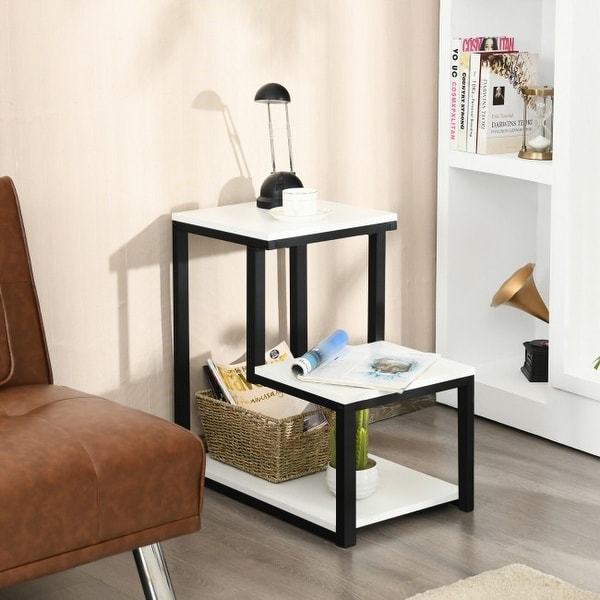 3-Tier Sofa Side Table Night Stand - 24