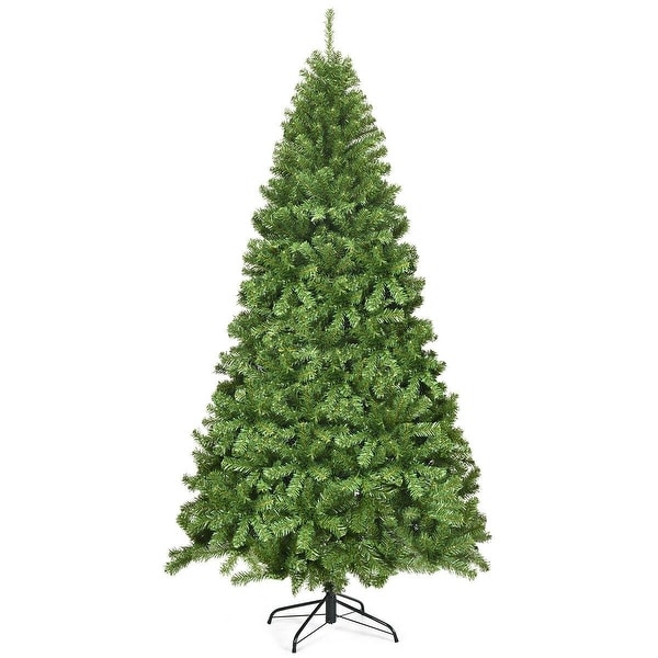 7.5Ft Unlit Hinged PVC Artificial Christmas Tree