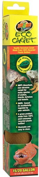 Zoo Med Eco Carpet Reptile Cage Liner， Tan