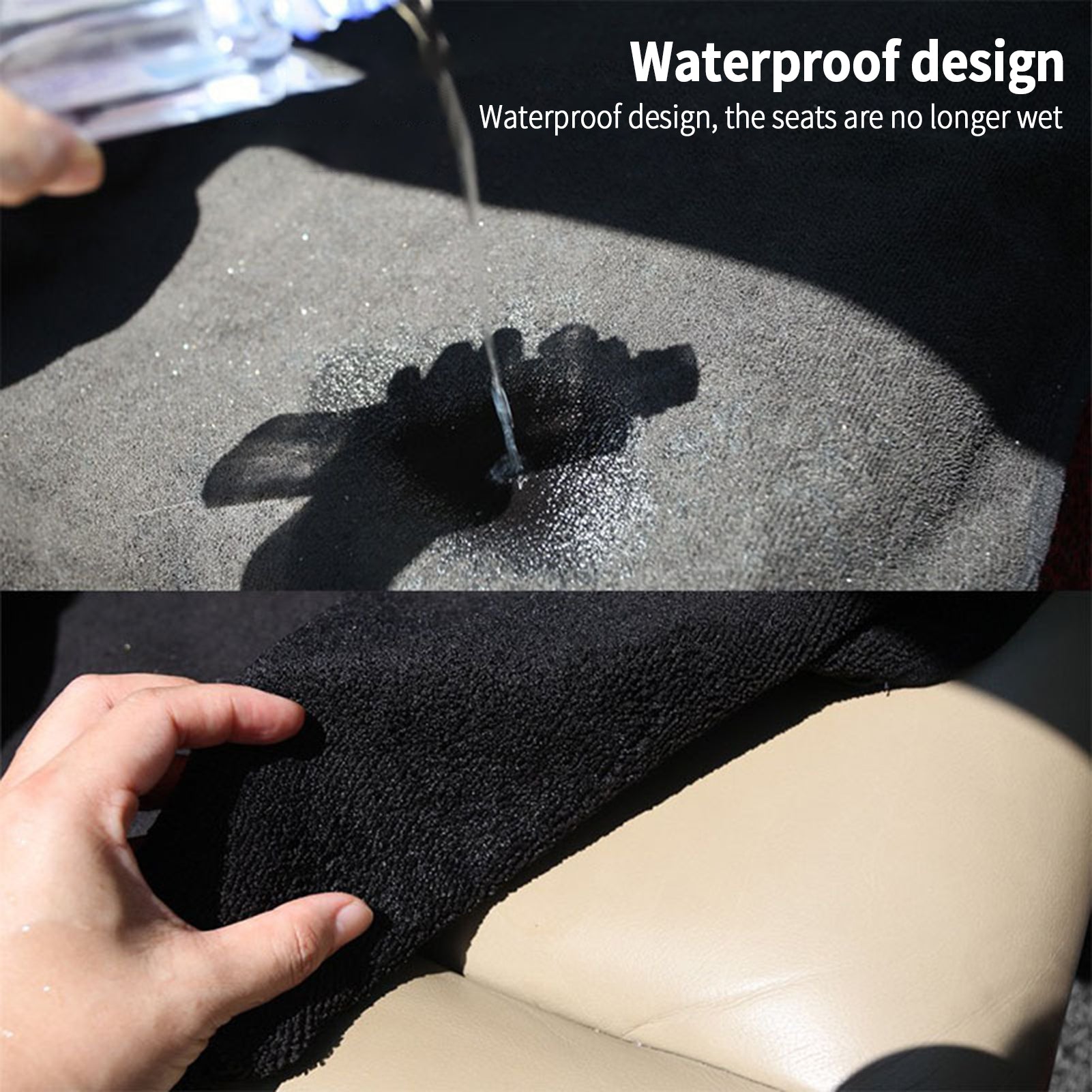 Tomshoo Car Seat Cover Waterproof Sweat Towel Car Seat Protector for Cars SUVs Trucks Machine Washable