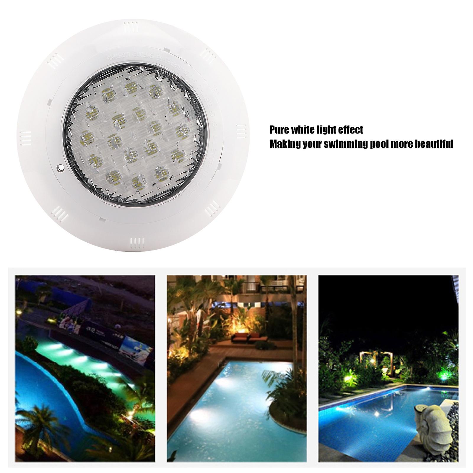 Pool Wall Lamp 18led Underwater Light Ip68 Waterproof For Swimming Pool Wall Mounted Pure White