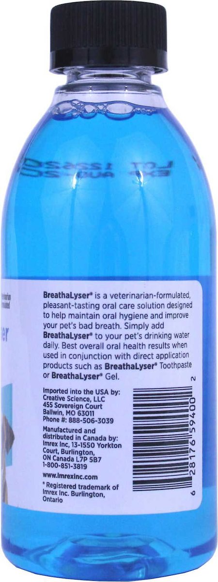 Creative Science BreathaLyser Dog and Cat Dental Water Additive