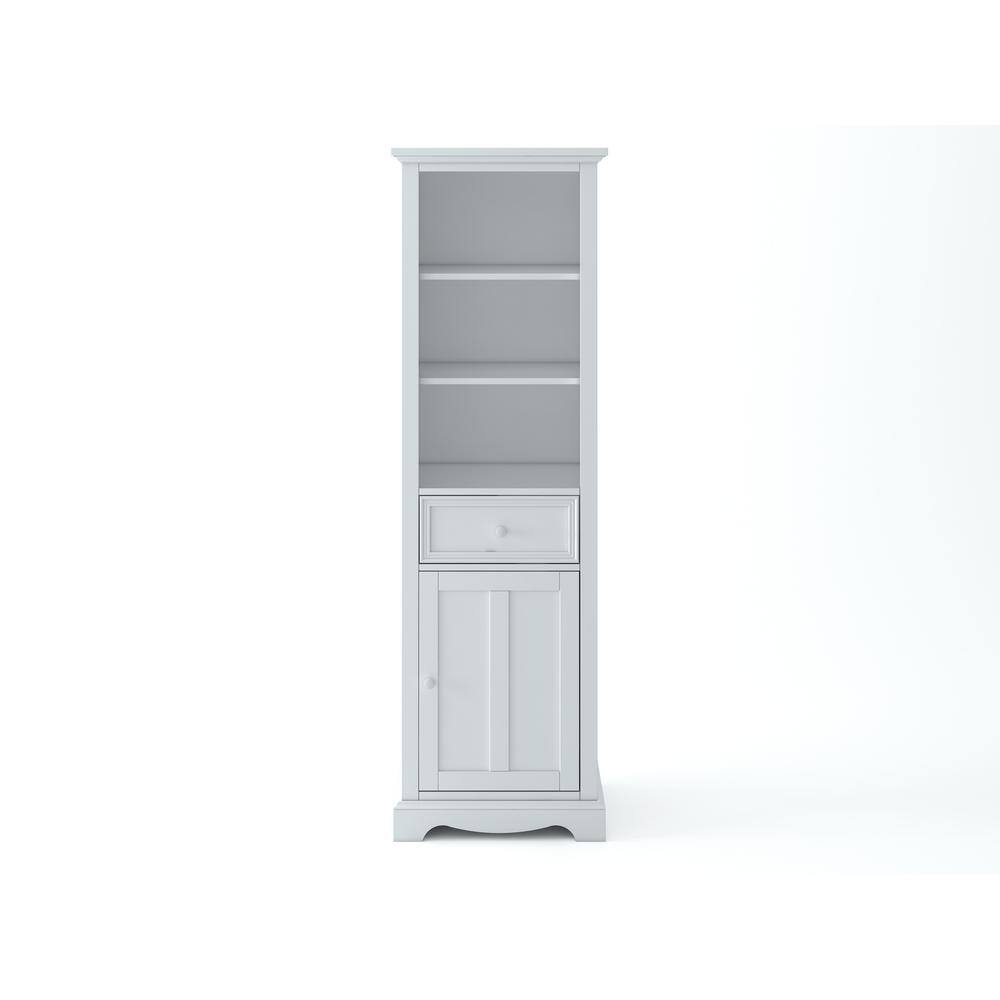 Home Decorators Collection Fremont 20 in. W x 14 in. D x 65 in. H Linen Cabinet in White MD-L2121