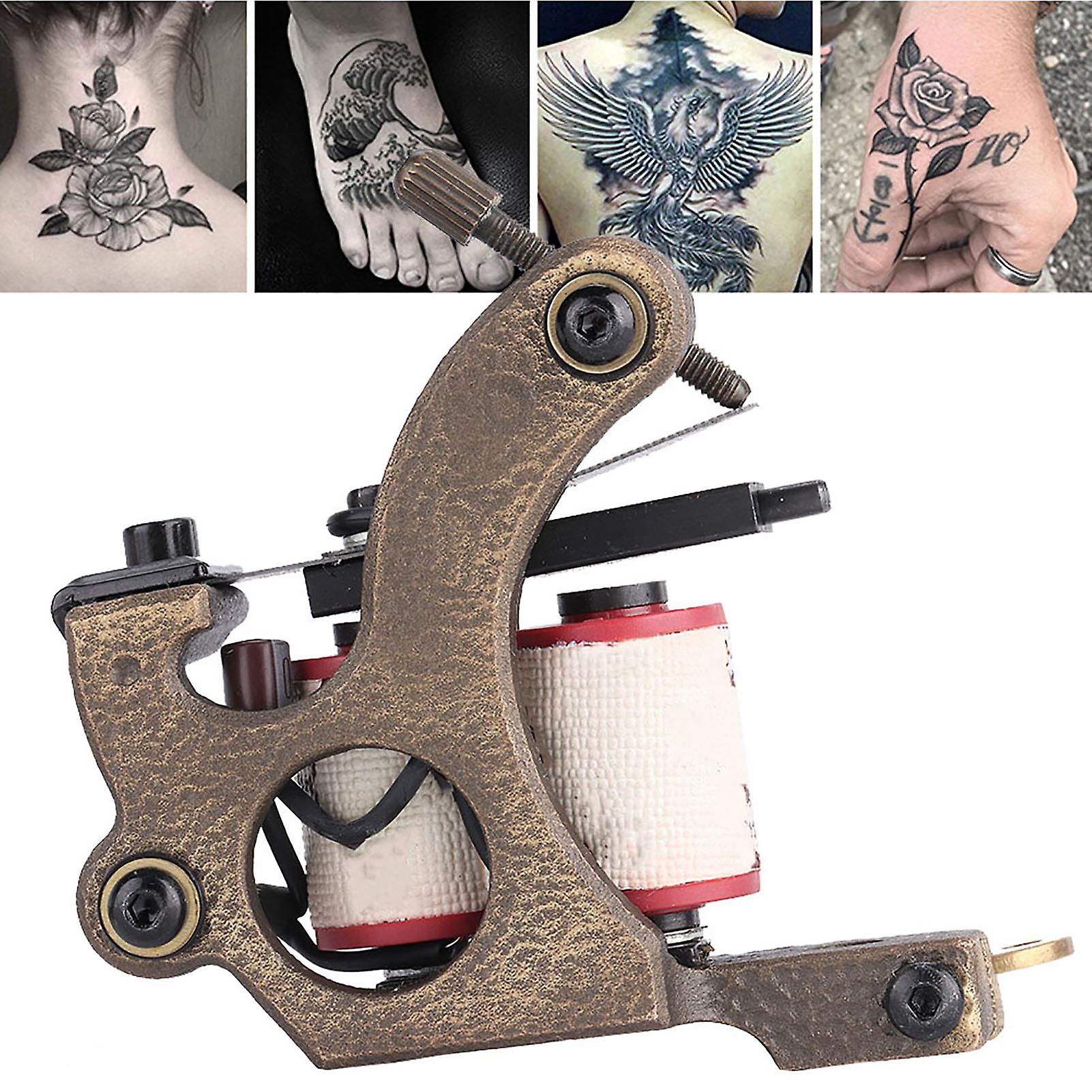 2pcs Professional Coils Tattoo Machine Set Cutting Shader Liner Tattoo Gun Machine