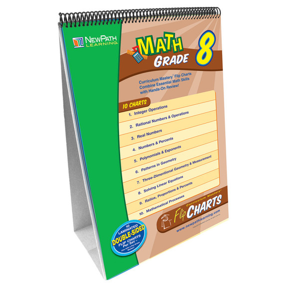 New Path Learning NP 338001 Math Flip Chart Set Gr...