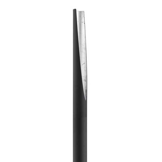 1 light Barbotto Floor Lamp Matte Black silver Eglo