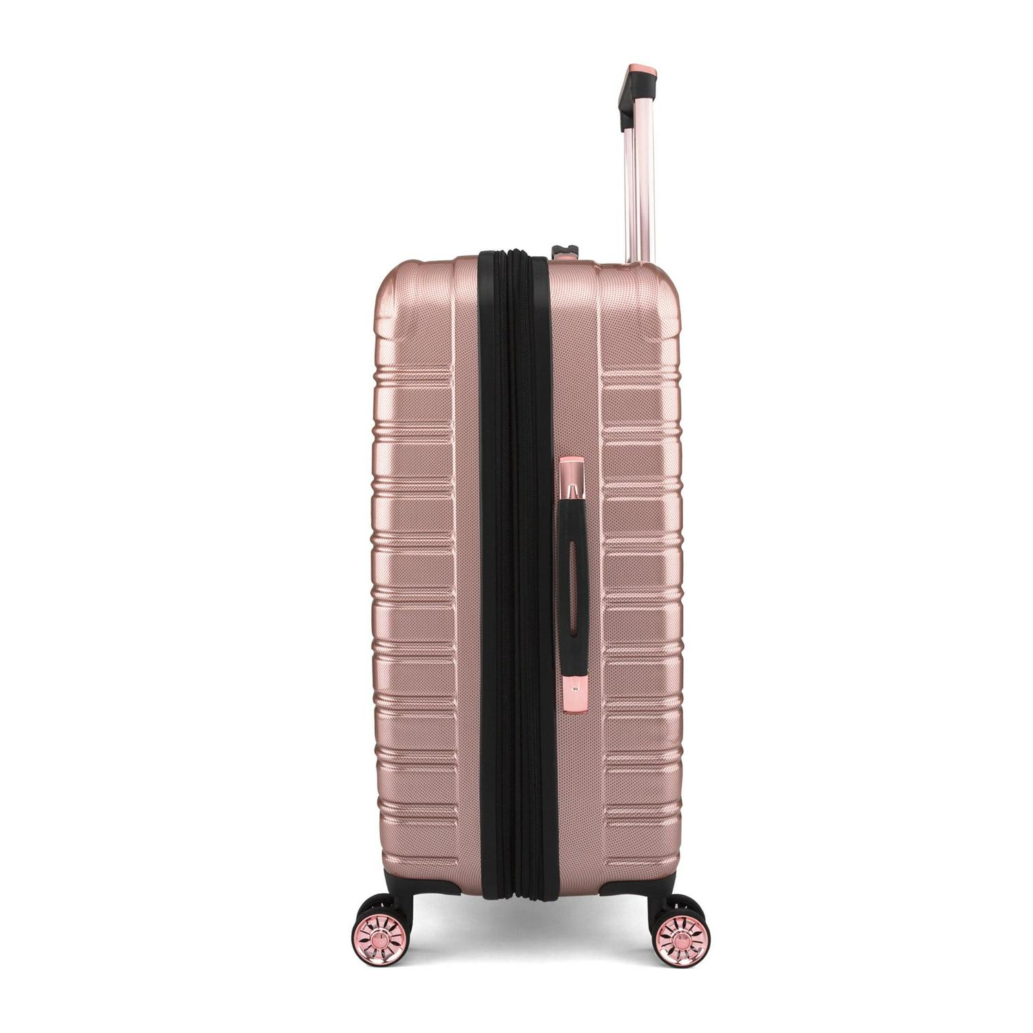 iFLY Hard Sided Fibertech 28 Checked Luggage， Rose Gold Luggage