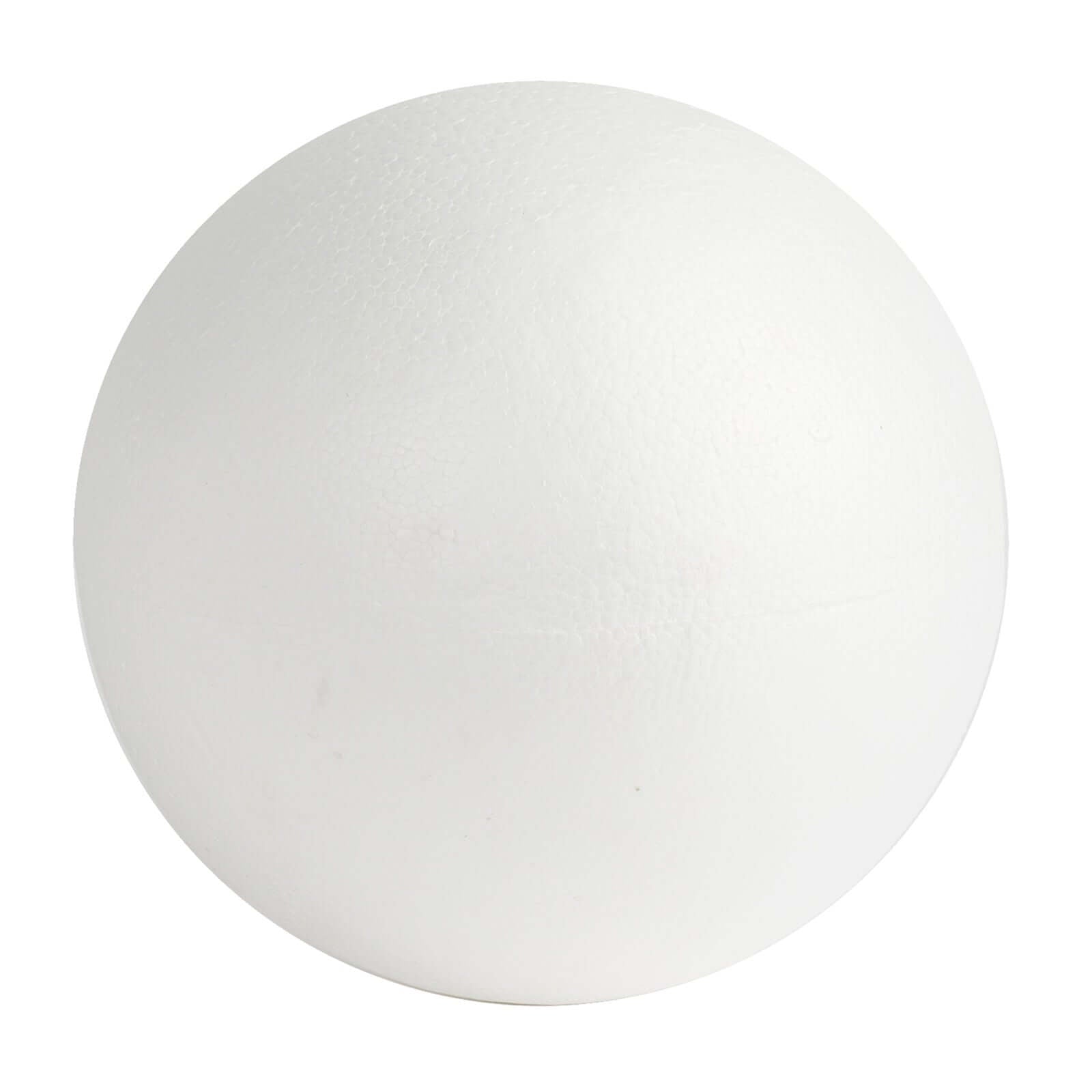 2 Pack White StyroFoam Foam Balls For Arts, Crafts and DIY 10