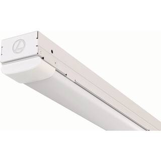 Lithonia Lighting MNSS 48 in. 64-Watt Equivalent Integrated LED White Strip Light Fixture 4000K MNSS L48 5500LM MVOLT GZ10 40K