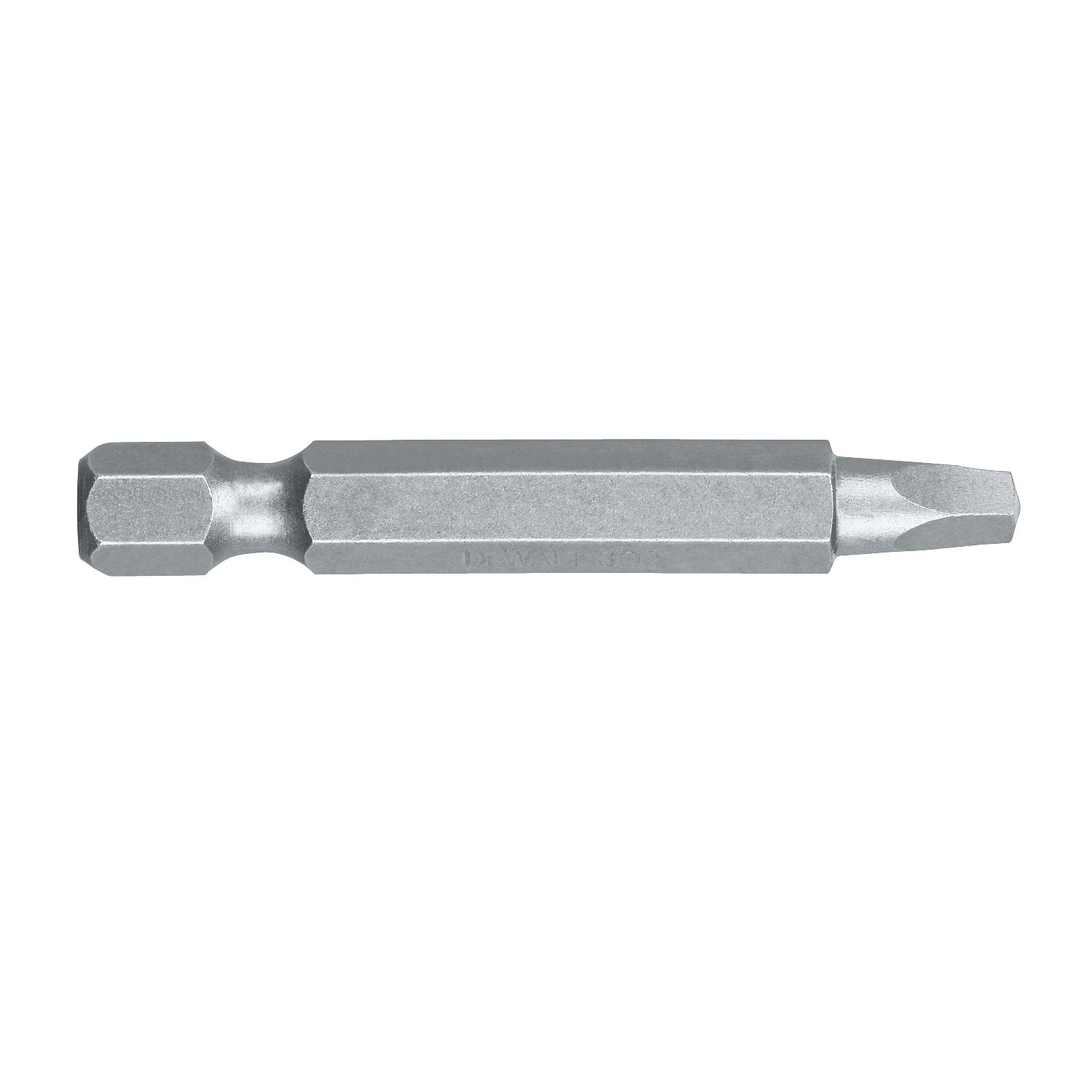 DW Square Recess #3 X 2 in. L Power Bit Heat-Treated Steel 1 pc