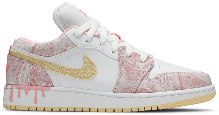 Air Jordan 1 Low GS 'Strawberry Ice Cream' CW7104-601