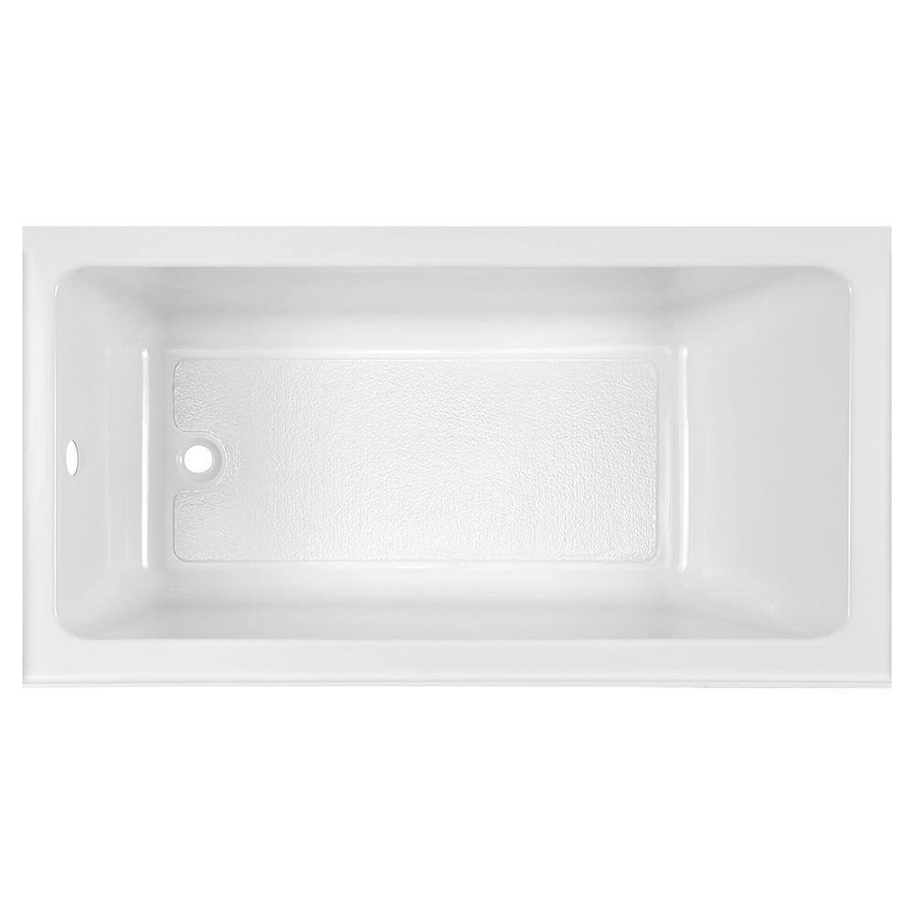 American Standard Studio 60 in. x 30 in. Soaking Bathtub with Left Hand Drain in White 2573202.020