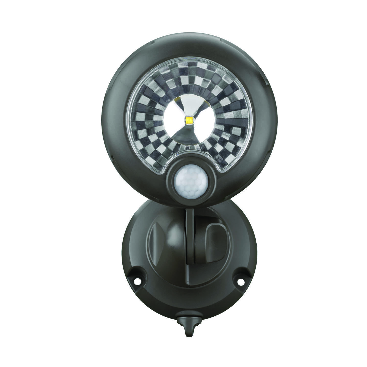 Mr. Beams Motion-Sensing Battery Powered LED Dark Brown Spotlight