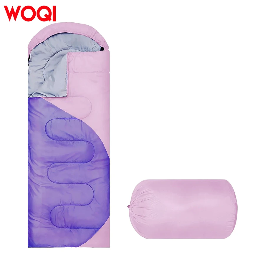 WOQI Adult and Children's Spliced Hollow Cotton Sleeping Bag  Backpack Hiking Camping Sleeping Bag