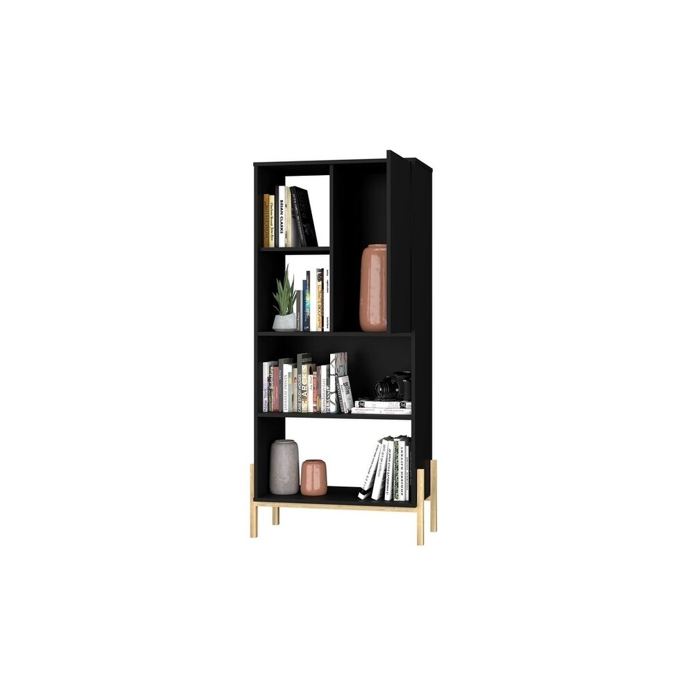 Bowery Bookcase with 5 Shelves by Manhattan Comfort