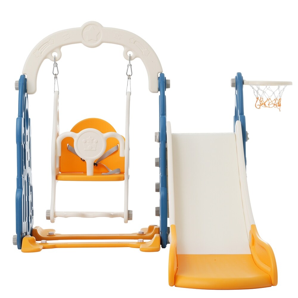 Toddler Slide and Swing Set 4 in 1