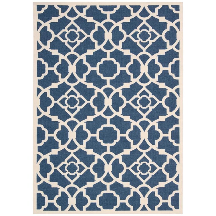 Ariene Navy Blue Indoor/Outdoor Rug