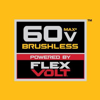 DW 60V MAX 125 MPH 600 CFM Brushless Cordless Battery Powered Axial Leaf Blower Kit with (1) FLEXVOLT 3Ah Battery  Charger DCBL772BWB609