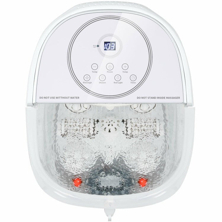 Best 2023 Electric Shiatsu Foot Spa Bath Massager With 3-Angle Shower