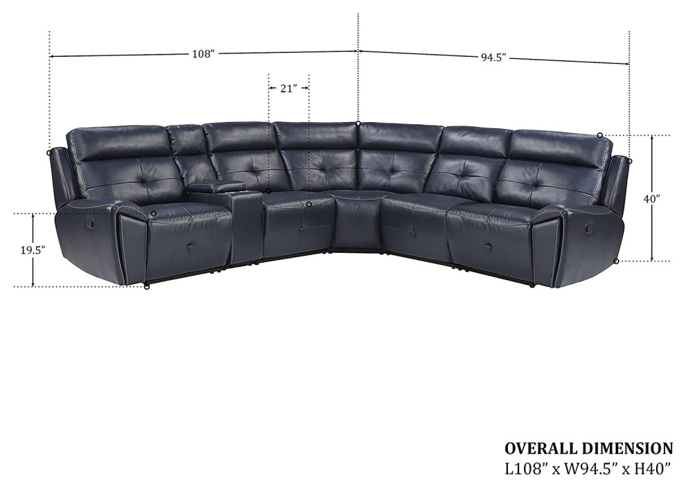 Unique Modular Theater Seating  Dual Recliner Ends With Cup Holders   Modern   Theater Seating   by Decor Love  Houzz