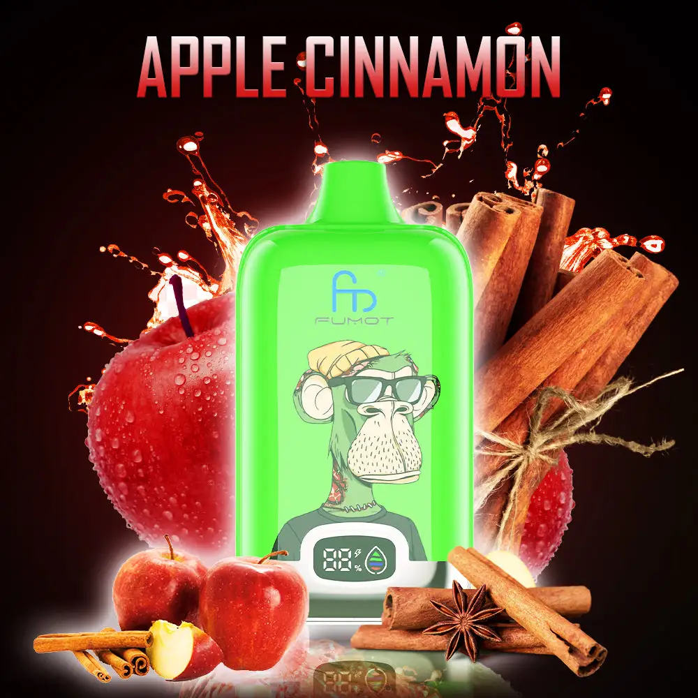 Fumot Tornado Digital Box 12000 Puffs - Apple Cinnamon