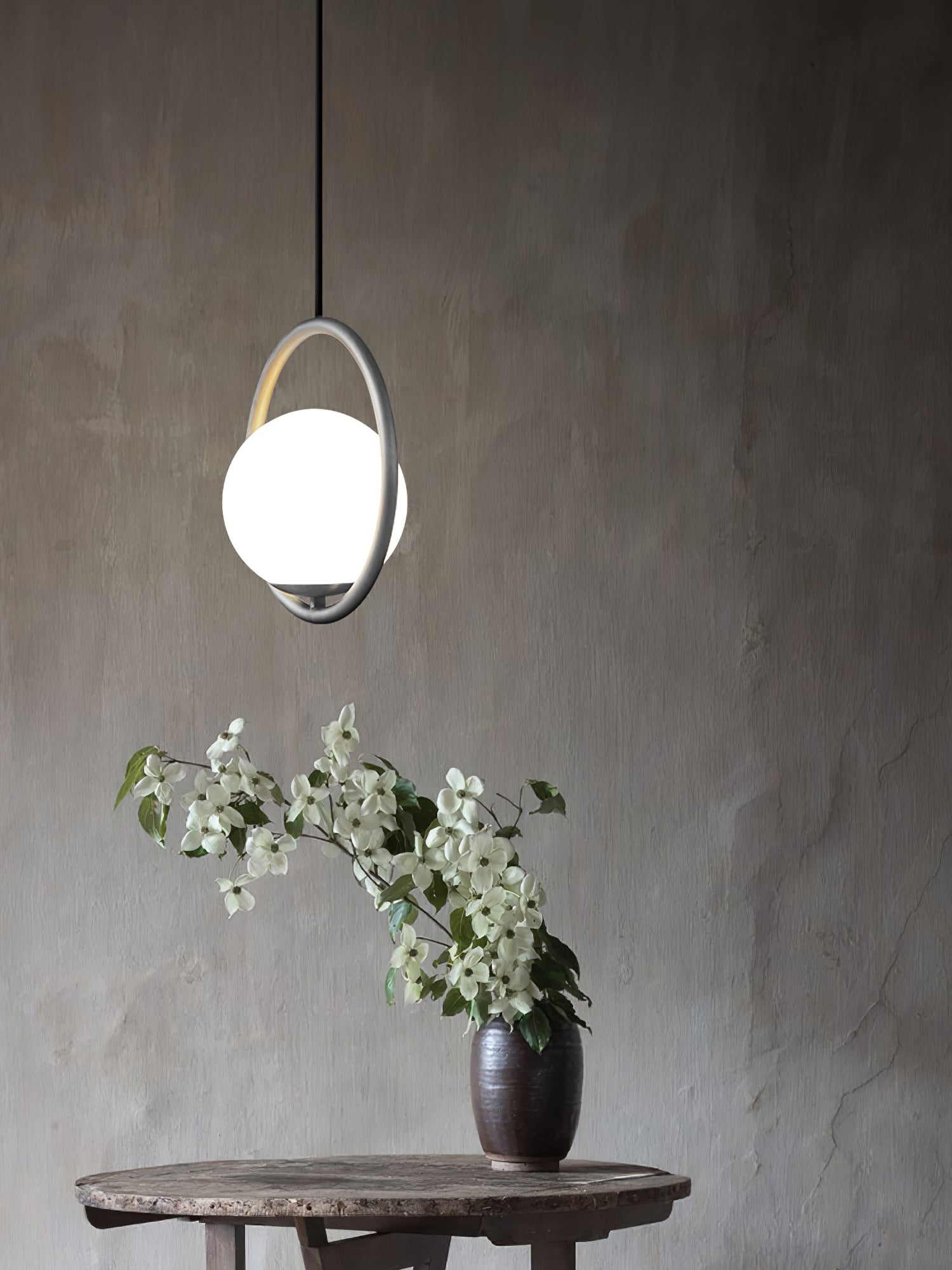 Mila Brass Pendant Swag Light