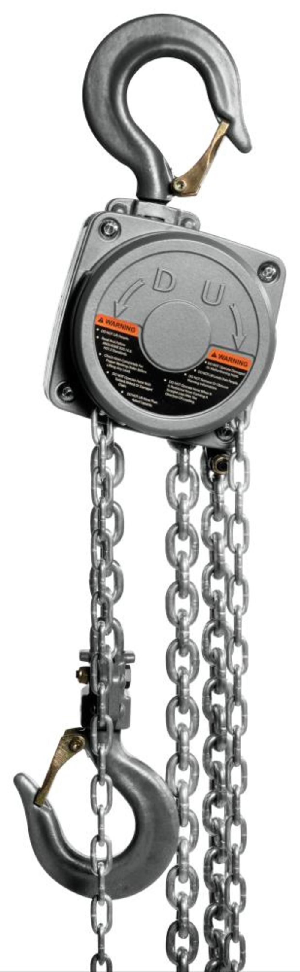 JET AL100-200-15 2 Ton Hand Chain Hoist with 15' of Lift 133215 from JET