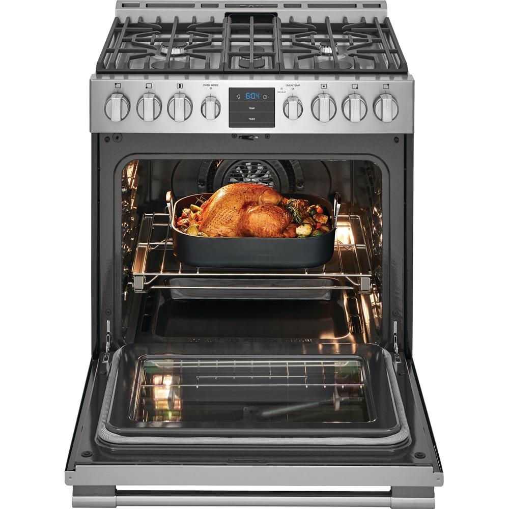 Frigidaire Professional 30-inch Freestanding Gas Range with Air Fry Technology PCFG3078AF