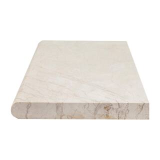 MSI Aegean Pearl 2 in. x 12 in. x 24 in. Marble Pool Coping (10 Pieces20 sq. ft.Pallet) LCOPMAEGPRL1224