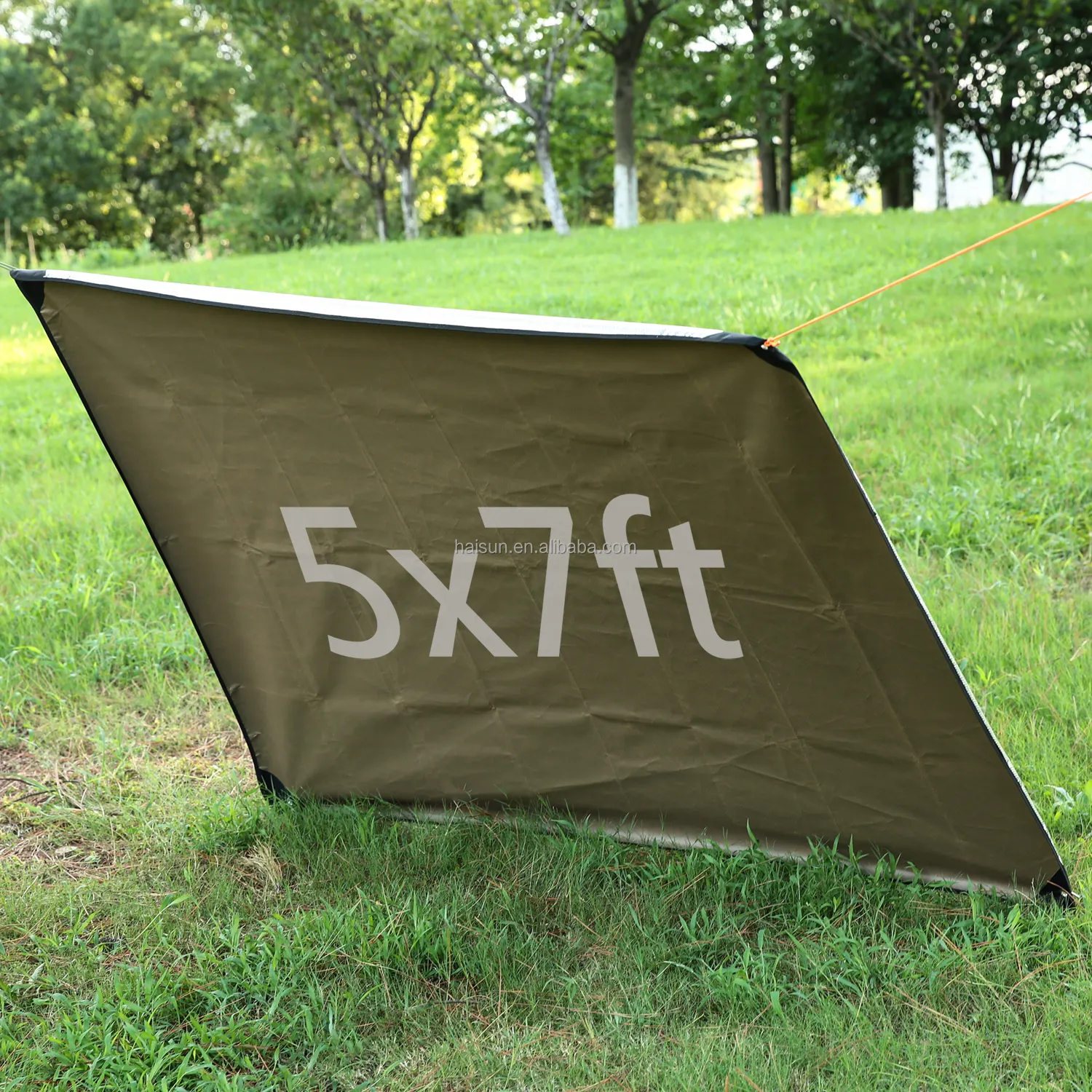 Customized Heavy Duty 5*7ft outdoor quality Reusable survival hypothermia emergency blanket