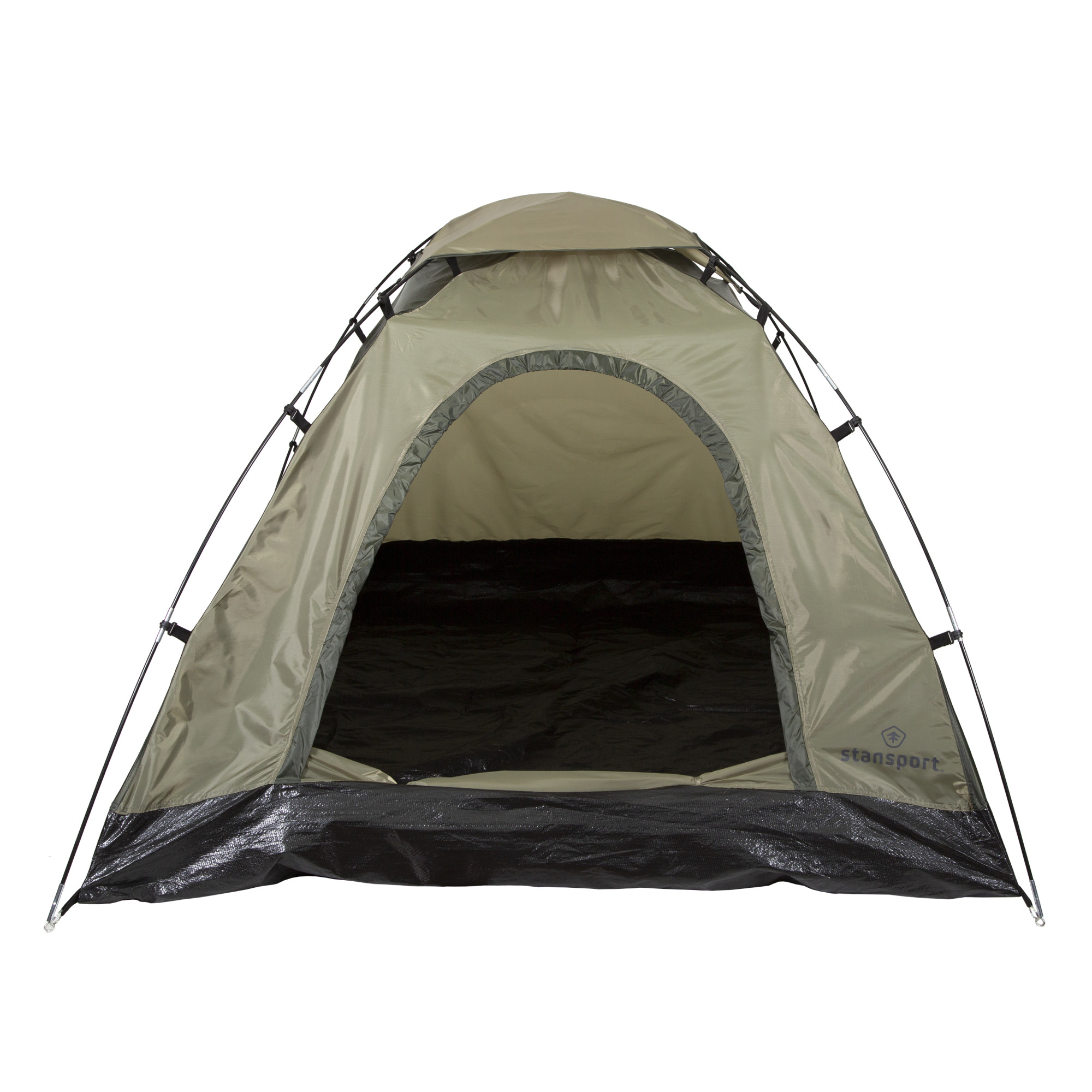 Stansport Hunter Buddy 2-Person Tent - Forest/Tan